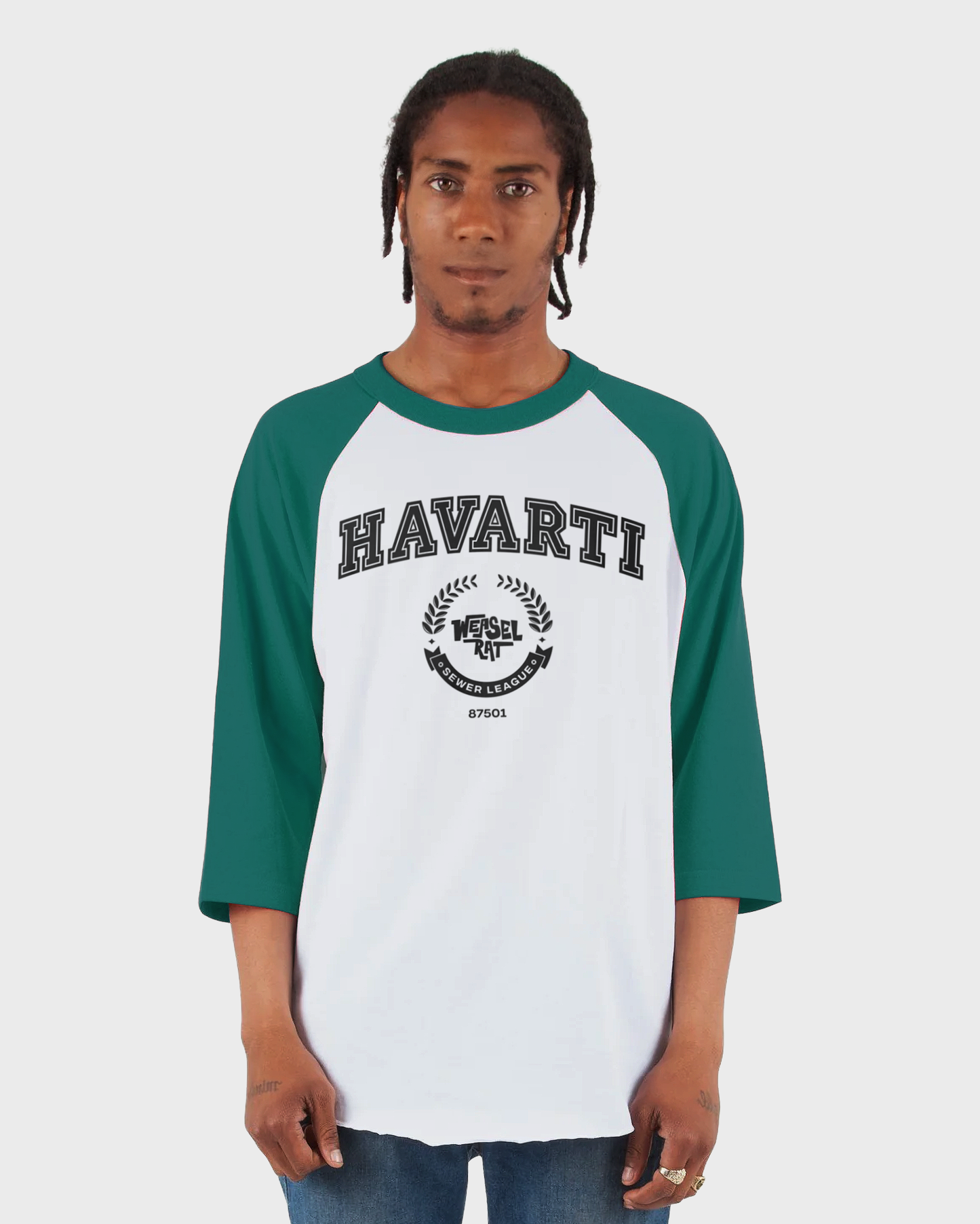 Havarti College 3/4 Sleeve Raglan → More Colors...