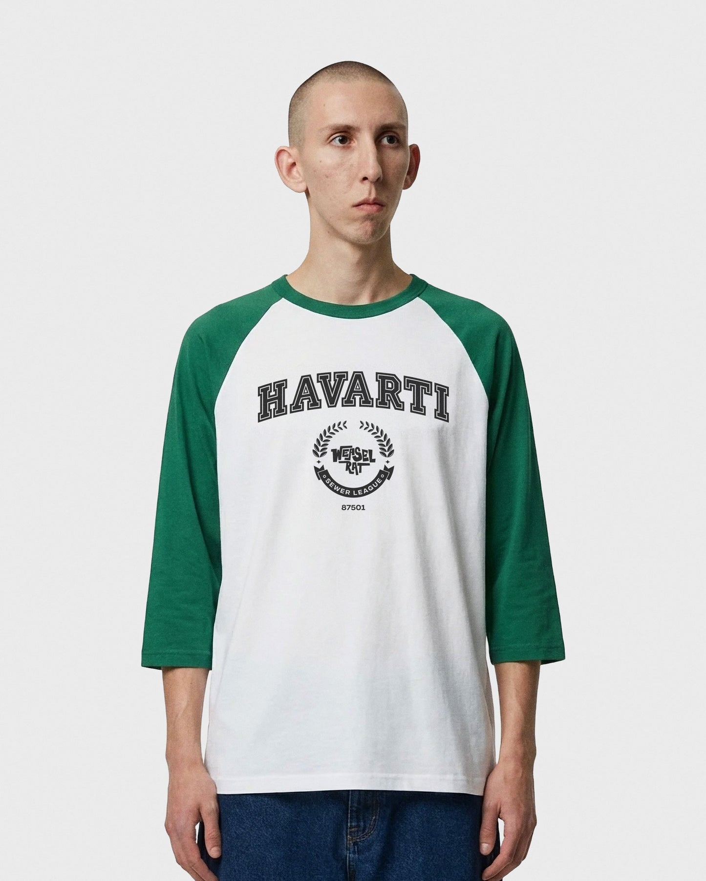 Havarti College 3/4 Sleeve Raglan → More Colors...