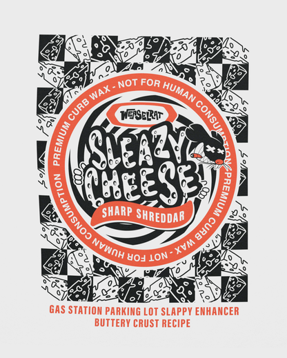 Sleazy Cheese Tee → More Colors...